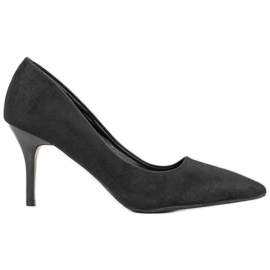 Small Swan Tacones altos casuales negro