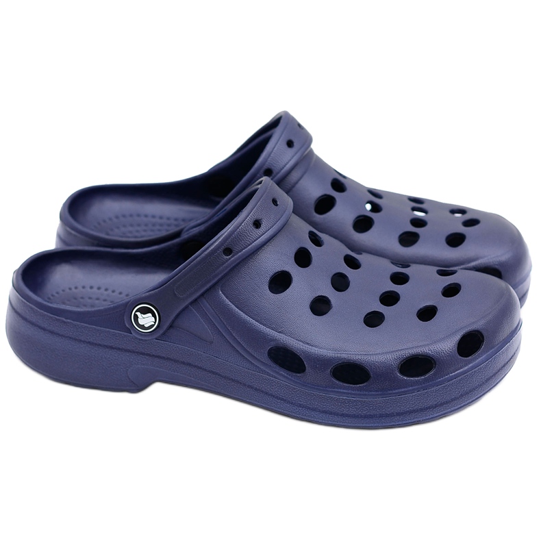 Flameshoes Pantuflas Hombre Sandalias Azul Marino Crocs
