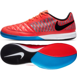 Zapatos de interior Nike Lunargato Ii Ic M 580456-604 multicolor naranjas y tintos