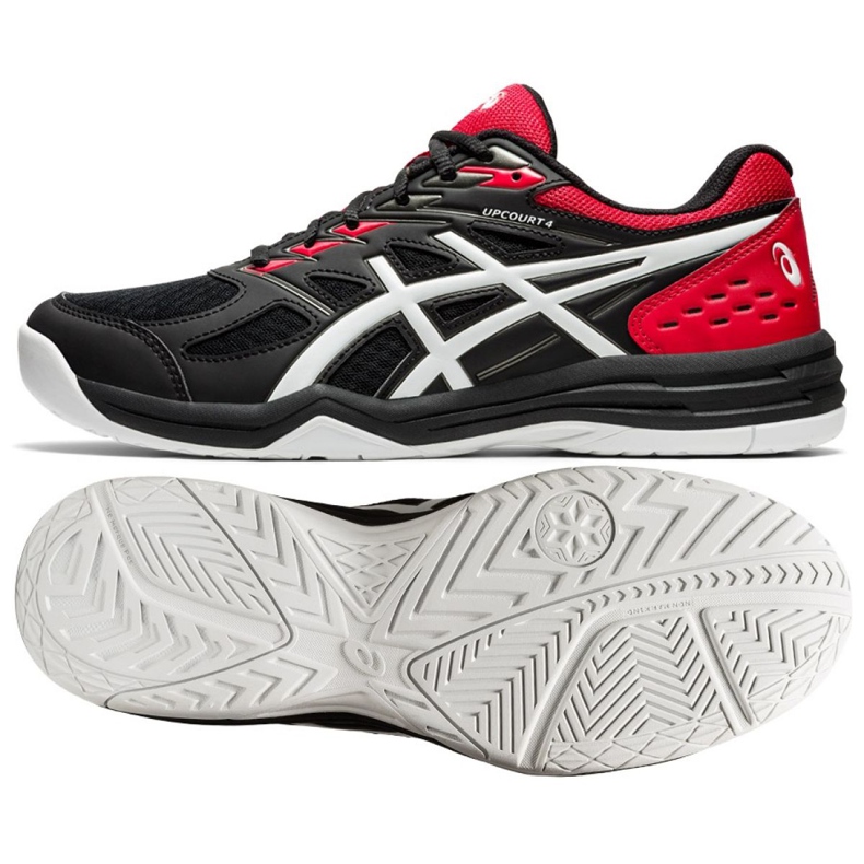 Zapatillas de voleibol Asics Upcourt 4 M 1071A053-002 multicolor negro