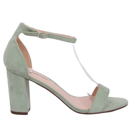 Sandalias de tacón celadon CD59P Green Ii Genre verde