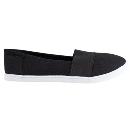 SHELOVET Zapatillas slip-on negro