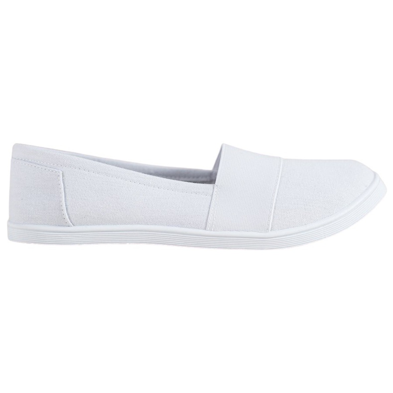 SHELOVET Zapatillas slip-on blanco