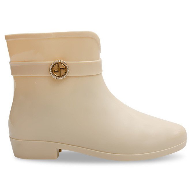 Botas de agua con lazo BL02 Beige Botas de agua con lazo BL02 Beige