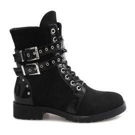 Botas de ante Workers A-52 Negro