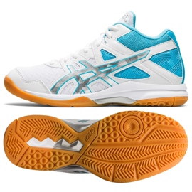 Zapatillas de voleibol Asics Gel Task Mt W 1072A037-102 multicolor blanco