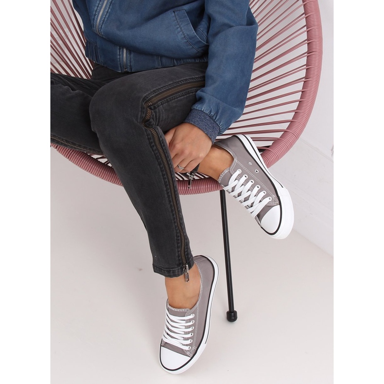 Zapatillas de mujer clásicas grises JD05P Gris