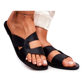 Pantuflas Clásicas Mujer Lu Boo Black Mabella negro
