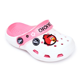 Espuma para niños Crooks White Birds AngryBirds blanco rosa