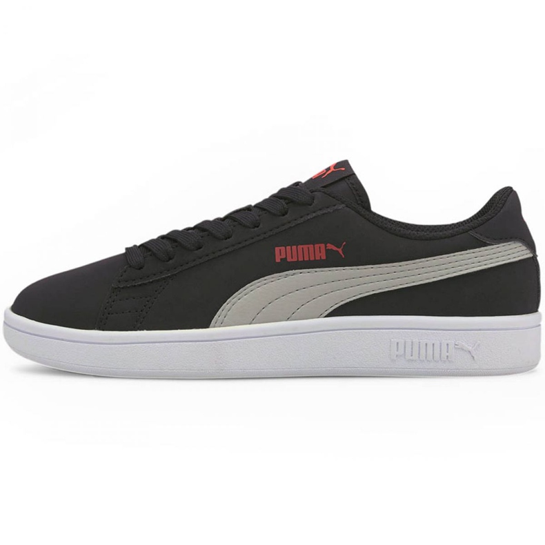 Zapatillas Puma Smash v2 Buck Jr 365182 19 negro