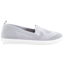 Via Giulia  Zapatillas grises caladas