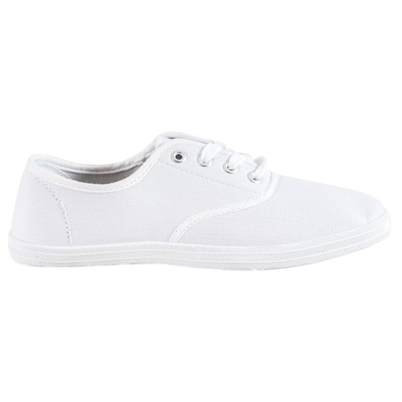 SHELOVET Zapatillas blancas claras blanco