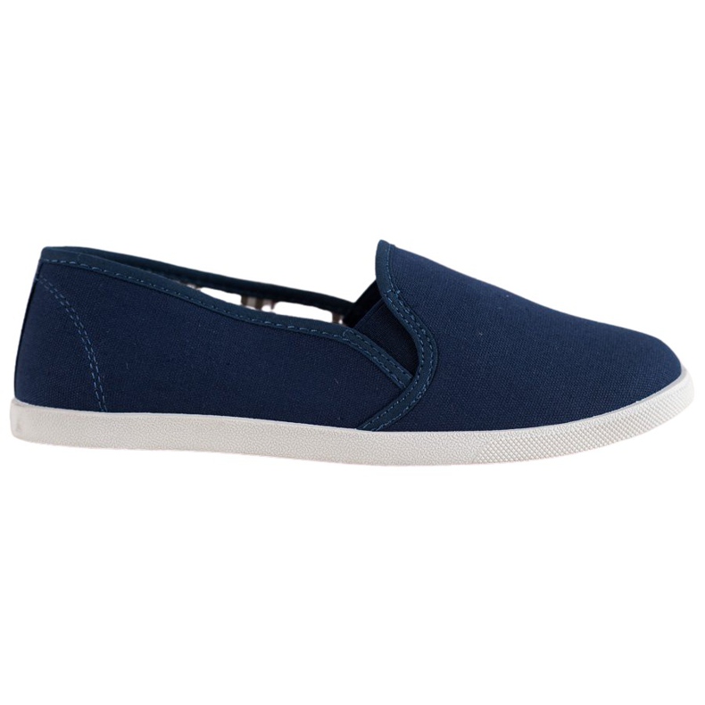 SHELOVET Zapatillas cómodas sin cordones azul