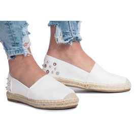 Alpargatas blancas con tachuelas Dolita blanco
