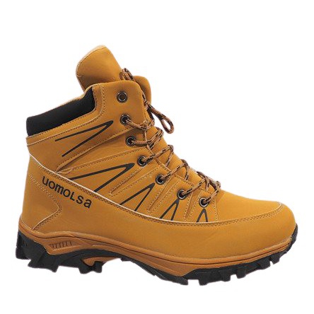 Botas de nieve con aislamiento camel F-23-3 marrón