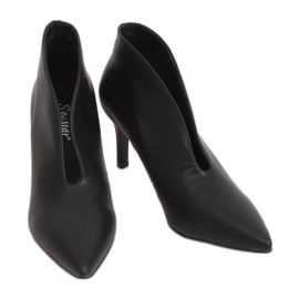 Zapatos negros en un negro NS126P Pin negro
