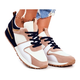 EVE Zapatillas Deportivas Mujer Beige Dorado Clementine Elements blanco marrón
