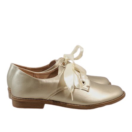 Zapato cordones dorado 188-233 amarillo