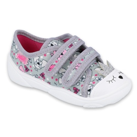 Calzado infantil befado 907P117 rosa gris