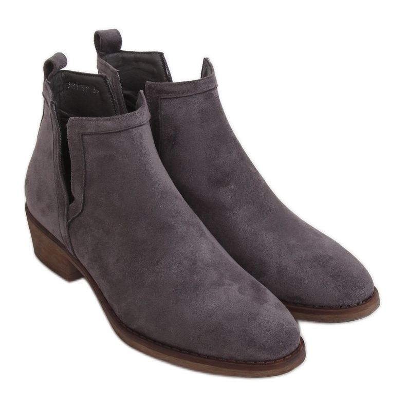 Gris Botas grises para mujer NS159P Gris