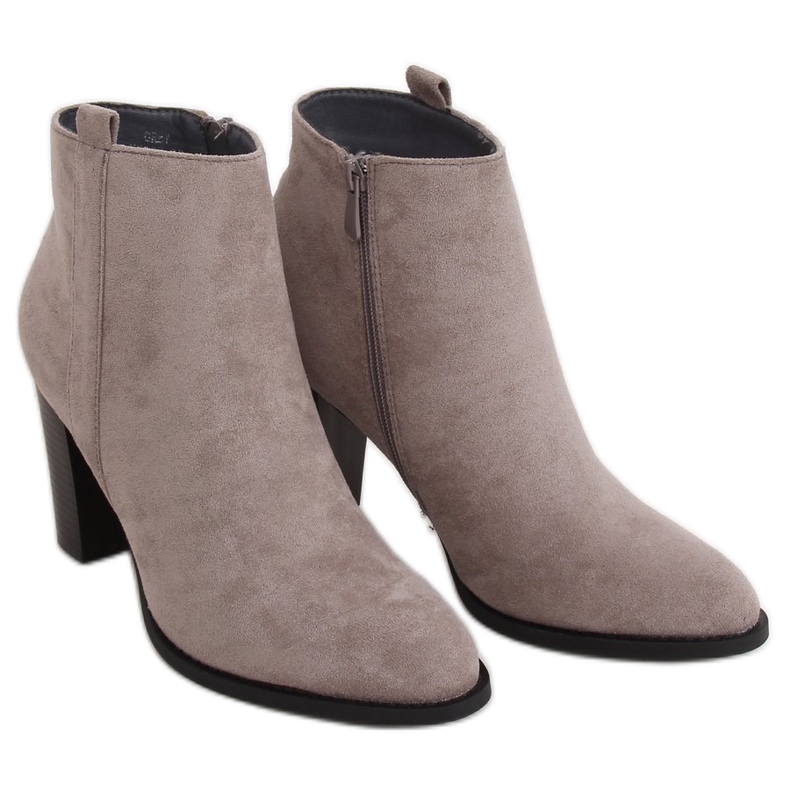 Tacones altos grises clásicos UK09P Gris Tacones altos grises clásicos UK09P Gris