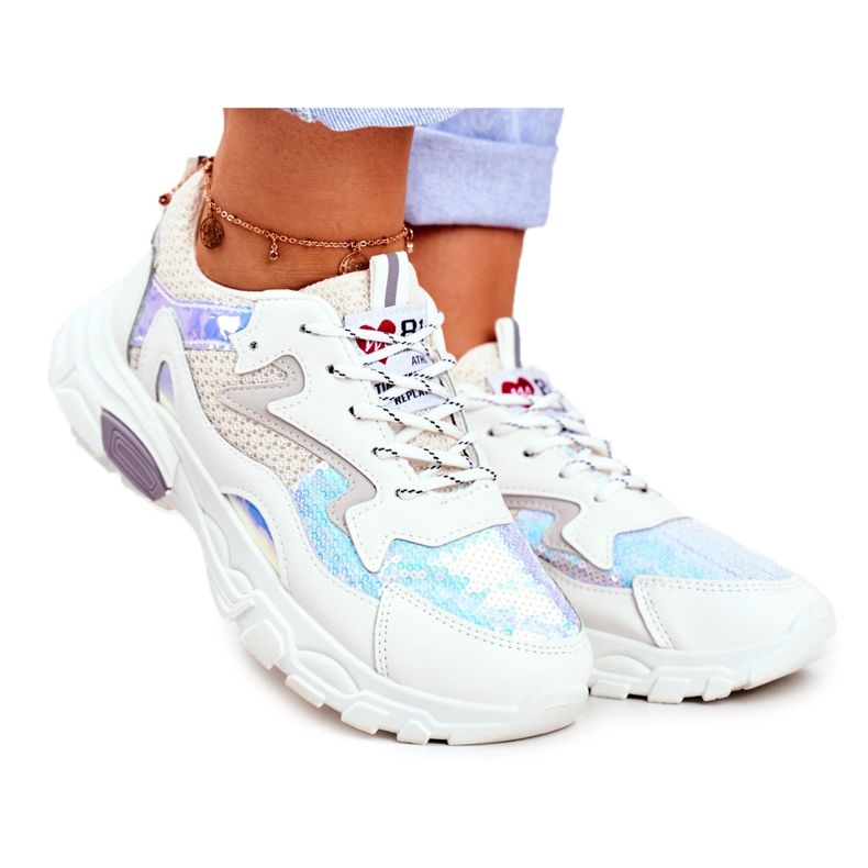 Zapatillas Deportivas Mujer Lu Boo White Dazzle Me blanco multicolor Zapatillas Deportivas Mujer Lu Boo White Dazzle Me blanco multicolor