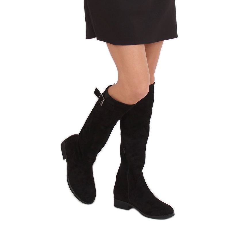 Botas de ante negro ST-20P Black