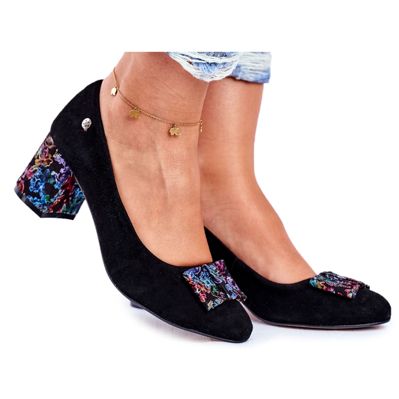 Salón Mujer Maciejka Suede Black 3356A-62 / 00-1 negro