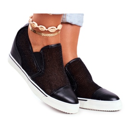 Zapatillas de Mujer Lu Boo con malla Black Morgono negro Zapatillas de Mujer Lu Boo con malla Black Morgono negro