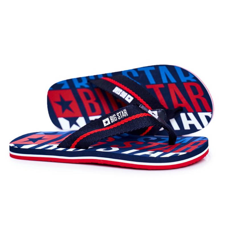 Zapatillas Hombre Chanclas Big Star Azul Marino DD174659