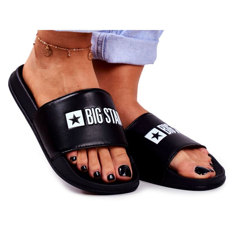 Pantuflas de Mujer Big Star Black GG274040 negro