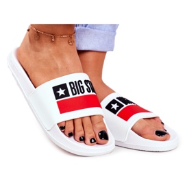 Pantuflas de Mujer Big Star Classic White GG274047 blanco