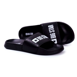 Pantuflas Hombre Big Star Caucho Negro Eco Cuero GG174931