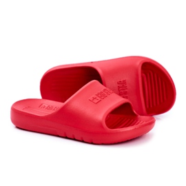 Pantuflas rojas Big Star para niños y jóvenes GG374809 rojo