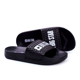 Pantuflas Negras Infantiles Big Star Acolchadas GG374800 negro