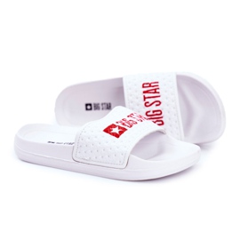 Pantuflas para niños Big Star White Acolchado GG374803 blanco Pantuflas para niños Big Star White Acolchado GG374803 blanco
