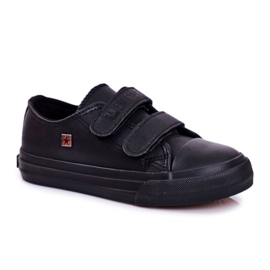 Zapatos para niños Zapatillas de deporte Big Star con velcro negro GG374009