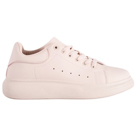 SHELOVET Zapatillas de deporte en polvo en la plataforma rosado SHELOVET Zapatillas de deporte en polvo en la plataforma rosado