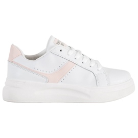 SHELOVET Zapatillas de diseño de moda blanco SHELOVET Zapatillas de diseño de moda blanco