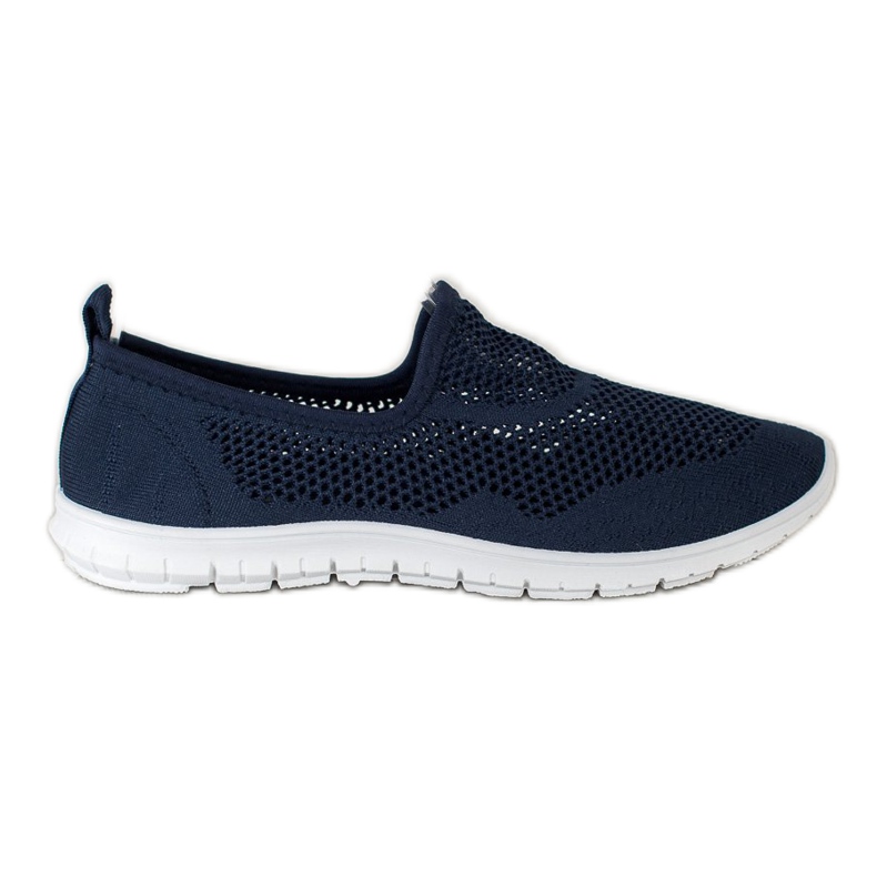 Bona Slipons calados azul