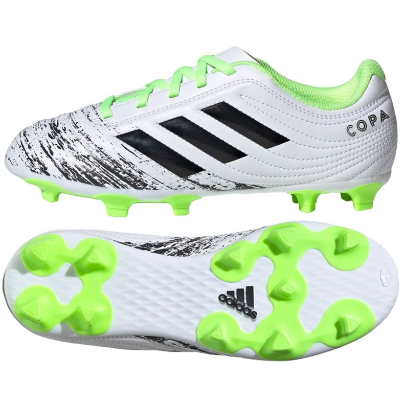 Botas de fútbol adidas Copa 20.4 Fg Jr EF1917 multicolor blanco