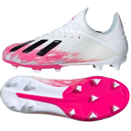 Botas de fútbol adidas X 19.1 Fg Jr EG7163 multicolor blanco