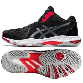 Zapatillas de voleibol Asics Netburner Ballistic Ff Mt 2 M 1051A042-001 negro negro