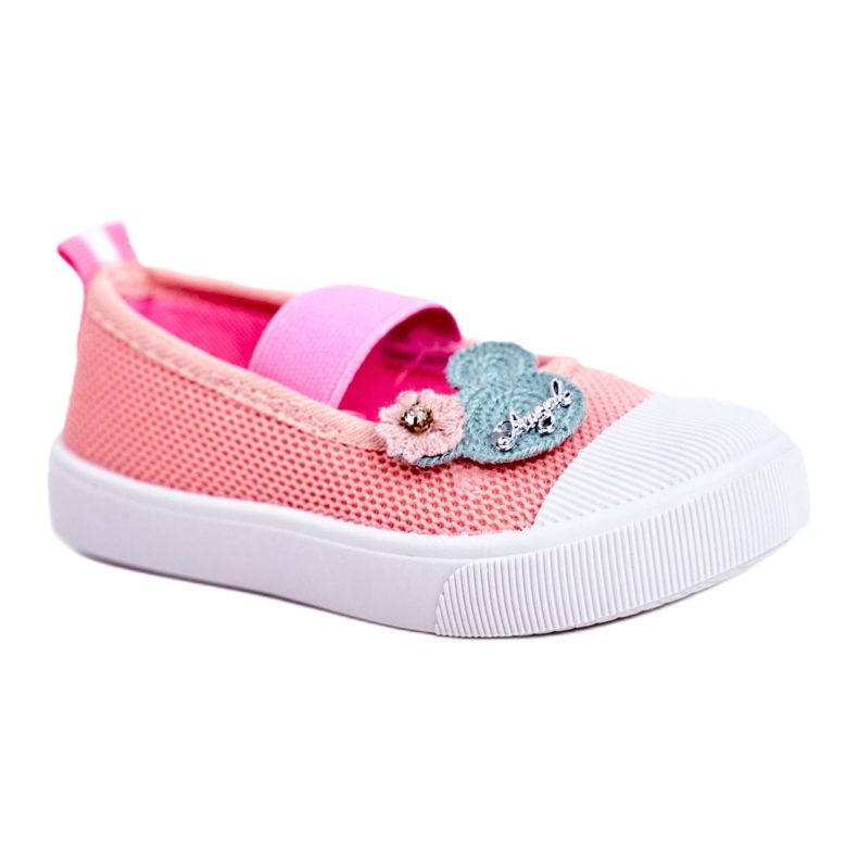 Le Scarpe Zapatillas para niños con velcro salmón Estienne multicolor rosado