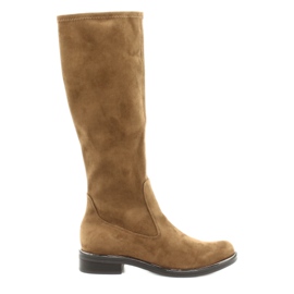 Botas elásticas coñac Caprice 25512 para mujer marrón