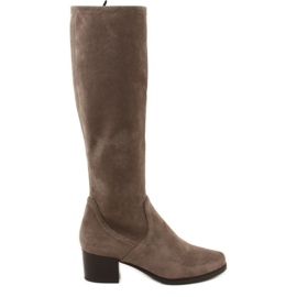 Botas elásticas color coñac Caprice 25506 para mujer marrón