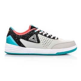 Zapatos de pico 43481B M 61455-61457 negro gris multicolor