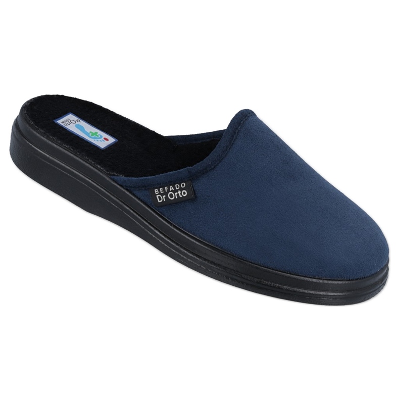 Dr. Inforto Befado Slippers para hombres PU 132M006 azul