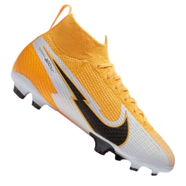 Zapatos de fútbol Nike Superfly 7 Elite Fg Jr AT8034-801 amarillo multicolor