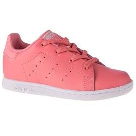 Zapatillas Adidas Stan Smith El K EF4928 rosa gris